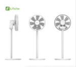 מאוורר נייד נטען LIFEITE עם שלט רחוק ועיצוב קומפקטי