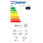 מכונת הכביסה Midea MFL80-U1401B תכונות